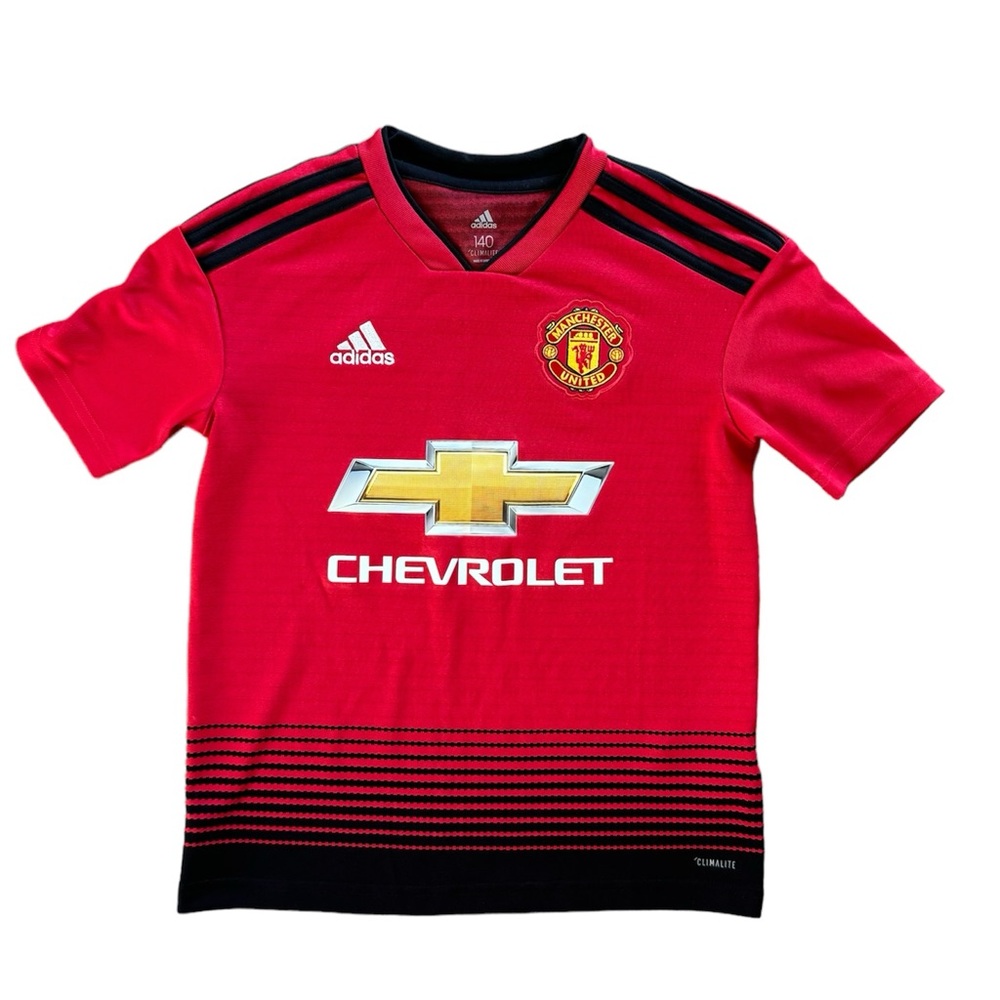 Adidas Manchester United 2018-19 Home Jersey Kids size Y 9-10/140